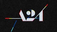 a black background with the letter a on it