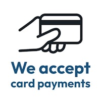 we accept card payments